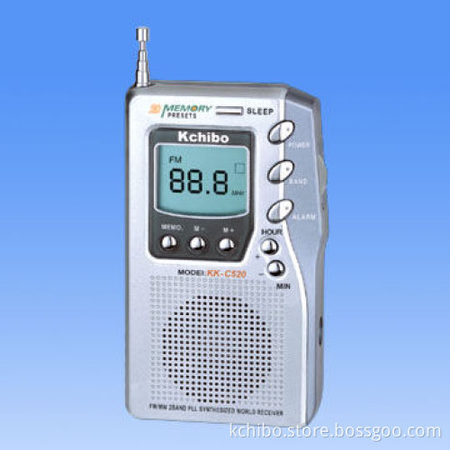 FM/AM 2-Band PLL Receiver with Three Search Modes and Lock Switch